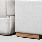 Κρεβάτι με Αποθηκευτικό Χώρο Hauz Veronica Cotton Bar Bone 200X200